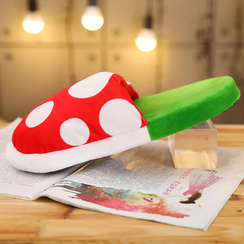 Peluche de piraña hongo multifuncional