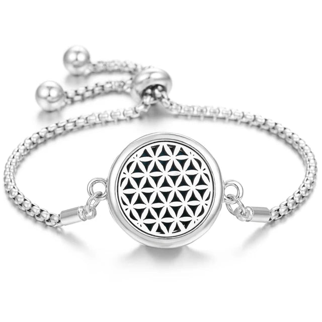 Pulsera de perfume de acero inoxidable