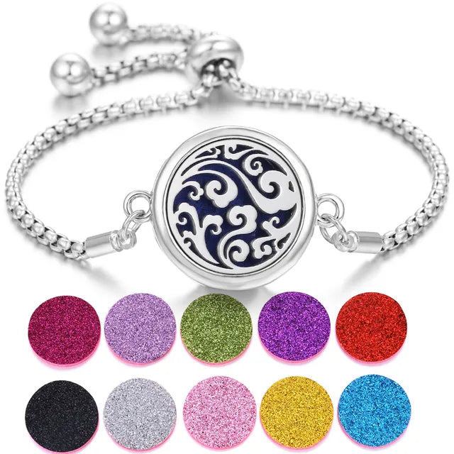 Pulsera de perfume de acero inoxidable