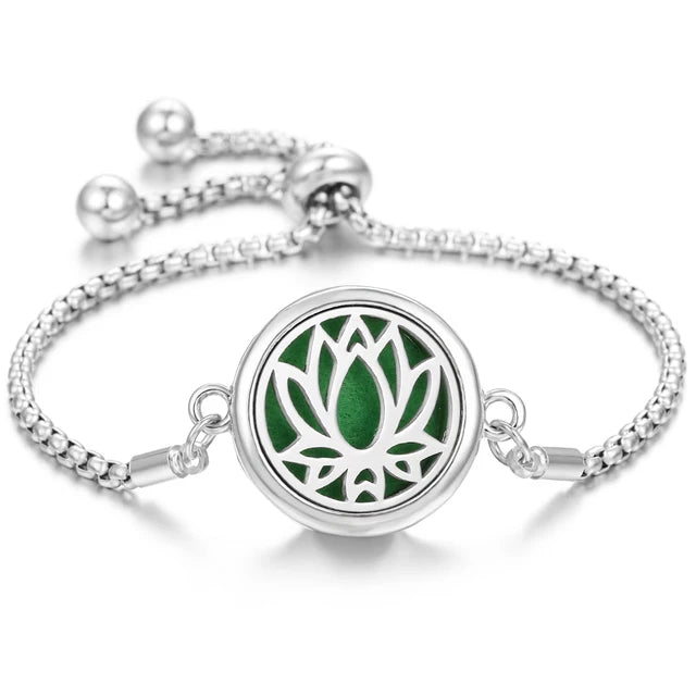 Pulsera de perfume de acero inoxidable