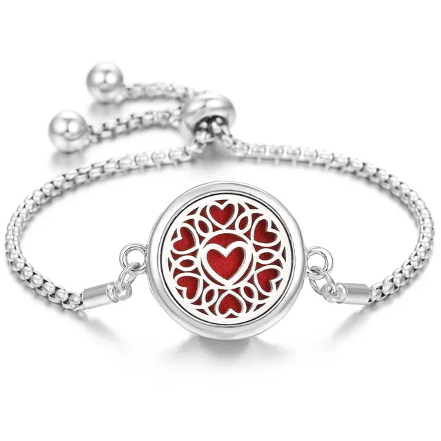Pulsera de perfume de acero inoxidable