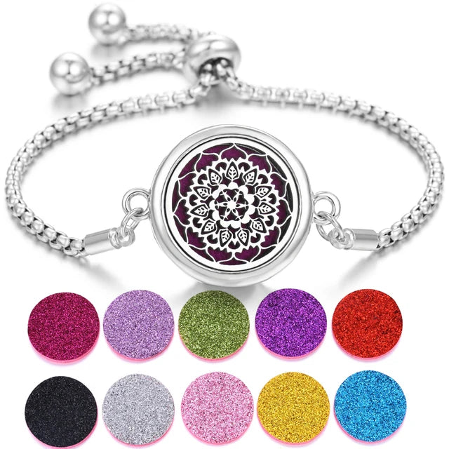Pulsera de perfume de acero inoxidable