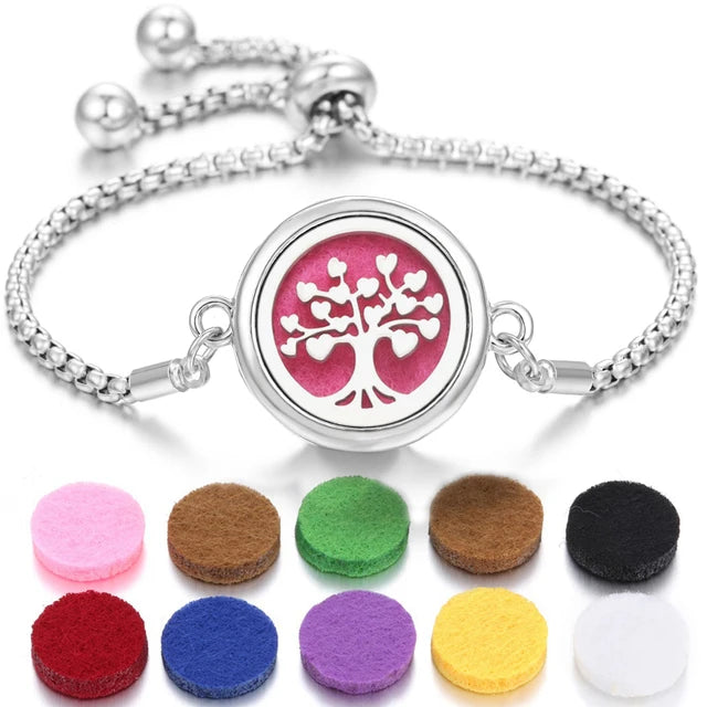 Pulsera de perfume de acero inoxidable