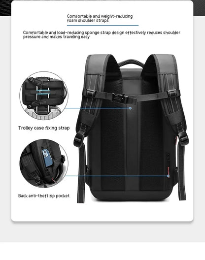 Mochila de gran capacidad con compresión al vacío