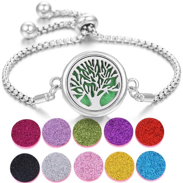 Pulsera de perfume de acero inoxidable