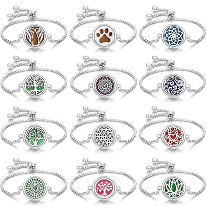 Pulsera de perfume de acero inoxidable