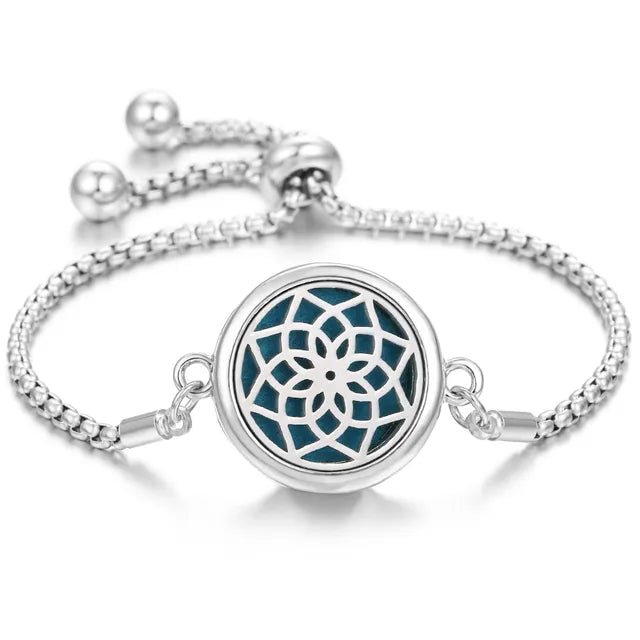 Pulsera de perfume de acero inoxidable
