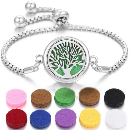 Pulsera de perfume de acero inoxidable
