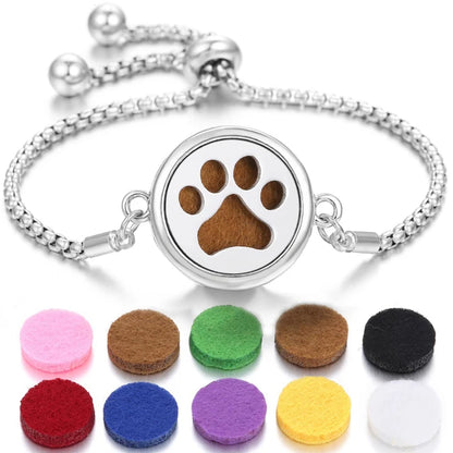Pulsera de perfume de acero inoxidable