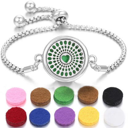 Pulsera de perfume de acero inoxidable
