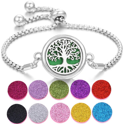 Pulsera de perfume de acero inoxidable