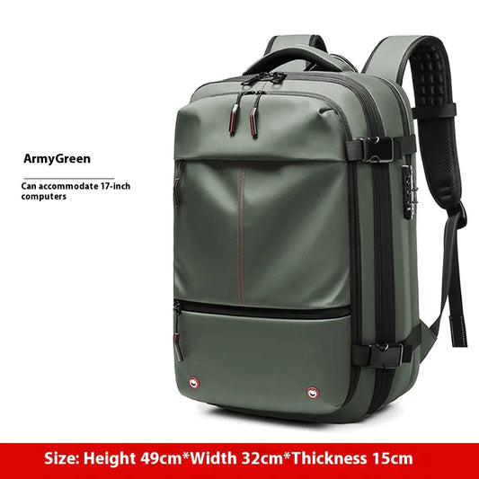 Mochila de gran capacidad con compresión al vacío
