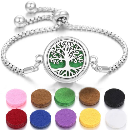 Pulsera de perfume de acero inoxidable