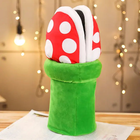 Peluche de piraña hongo multifuncional