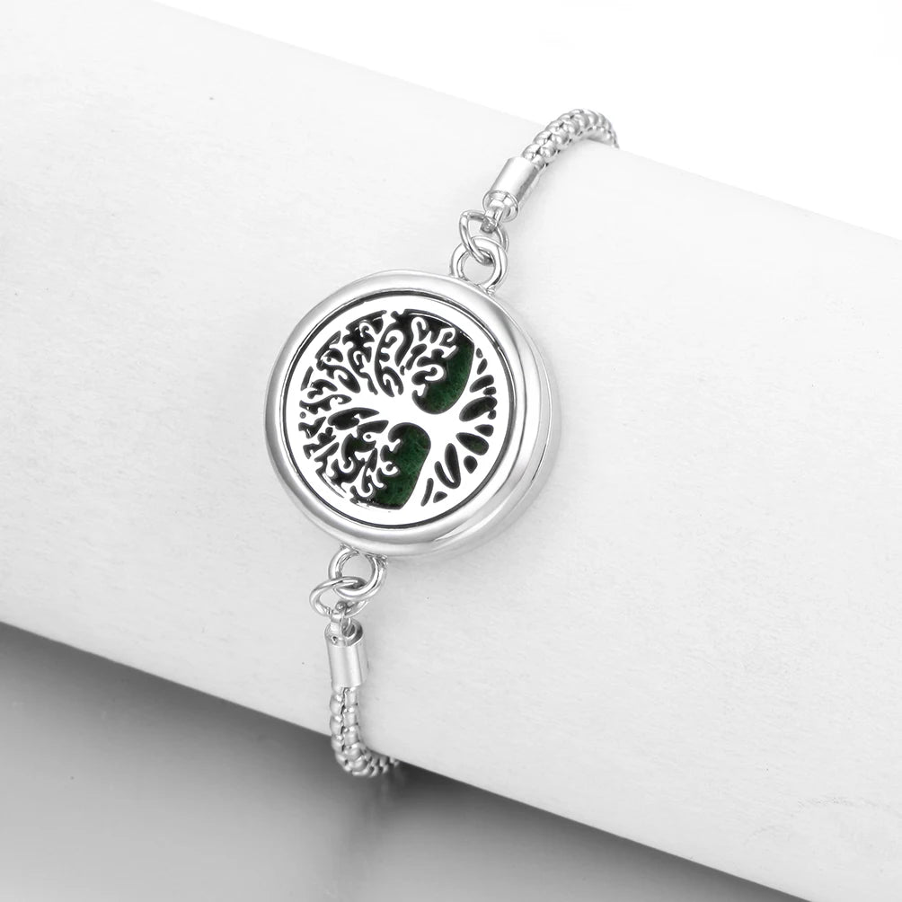 Pulsera de perfume de acero inoxidable