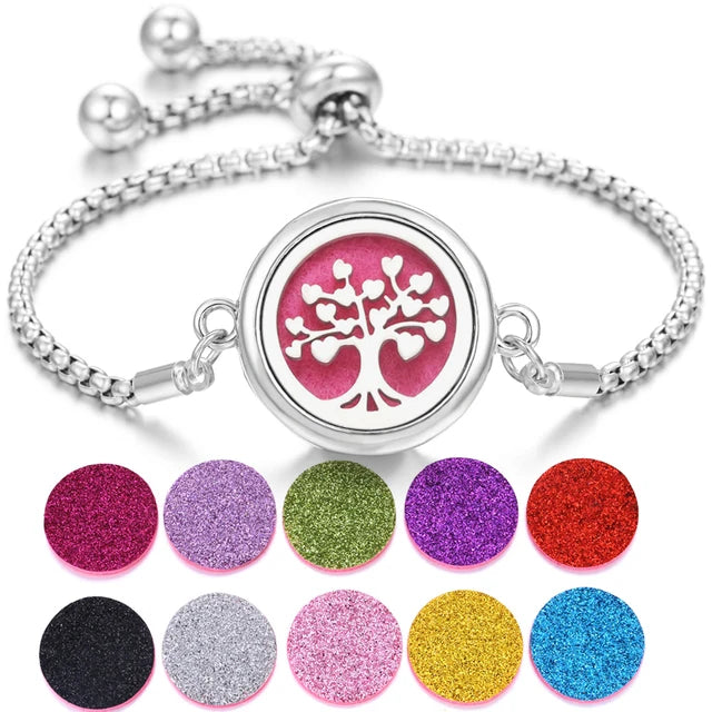 Pulsera de perfume de acero inoxidable