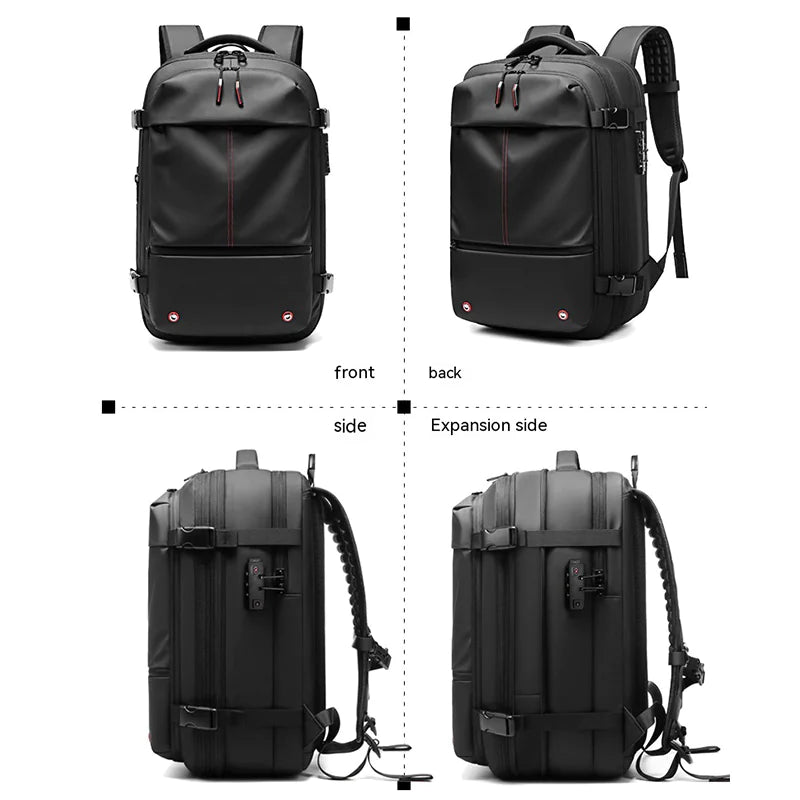 Mochila de gran capacidad con compresión al vacío