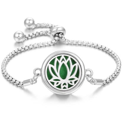 Pulsera de perfume de acero inoxidable